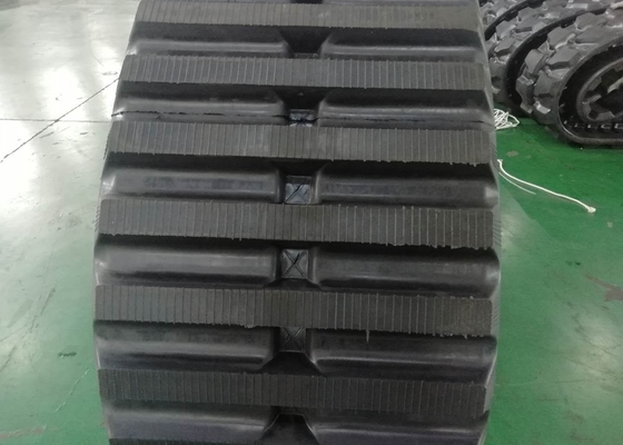 650mm Wide 78 Links Dumper Rubber Tracks With 120mm Pitch