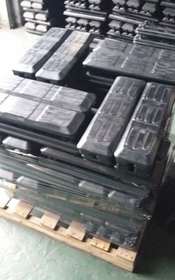 450MM ボルト付きゴムコースパッド ロードライナー ローダーパッド ローダーパッド ローダーシューズ 掘削機用